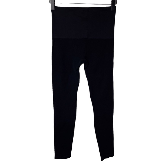 Spanx Seamless Leggings Black Size Large High Waist Shapewear Slimming - Picture 4 of 8